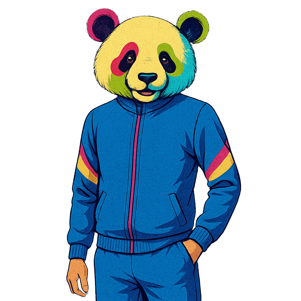 Panda sportivo, mascotte Ruggerix